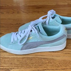 Puma Classic Suede Mint Green Sneaker
